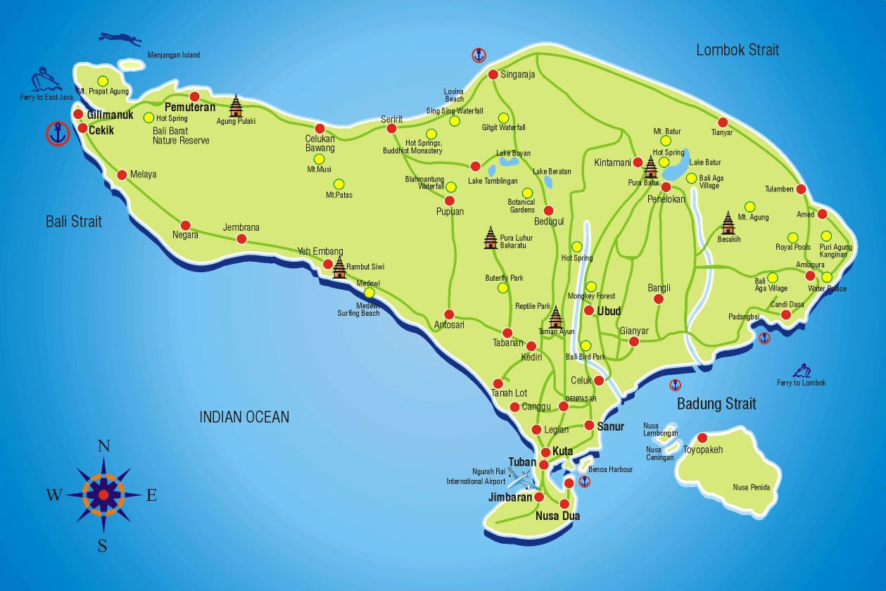 Bali Map that You Need